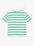 Striped t-shirt for children PETIT BATEAU white 