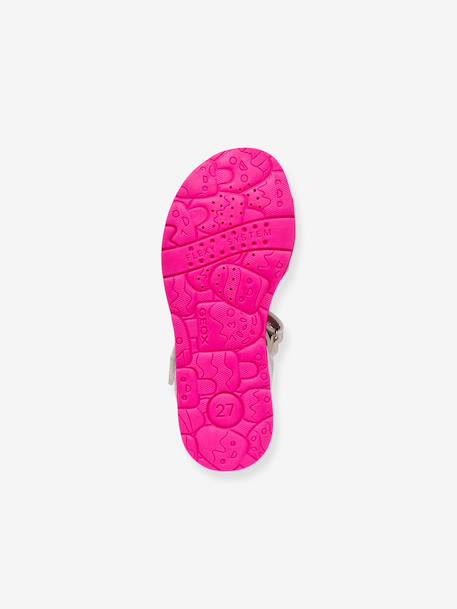 Girls' Joyfoot GEOX sandals fuchsia+white 
