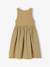 Girl's sleeveless dress khaki 