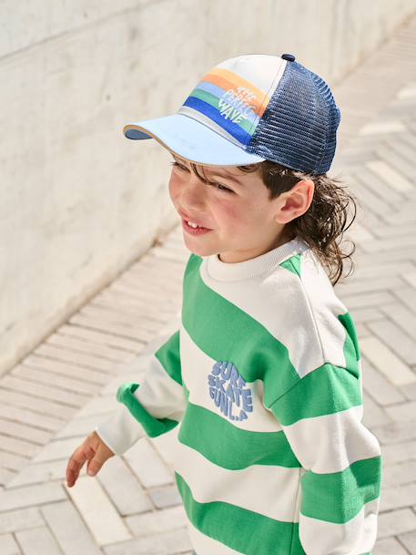 Trucker Style Cap for Boys sky blue 