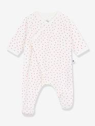 Baby cotton pyjamas with little hearts PETIT BATEAU -Baby cotton pyjamas with little hearts PETIT BATEAU