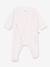 Baby cotton pyjamas with little hearts PETIT BATEAU white 