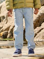 Boys-Boys' cotton battle denim trousers