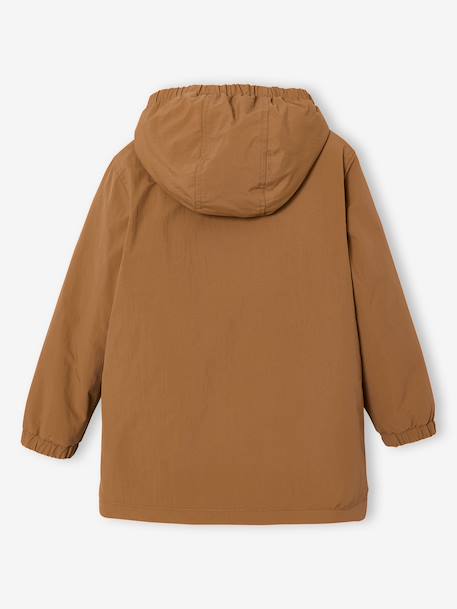 Boys' 3-in-1 parka with sherpa lining pecan nut 