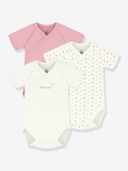 Pack of 3 baby wrap bodysuits