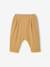 Harem-Style Trousers in Cotton Gauze BLUE DARK SOLID+Light Green+rose+White+yellow 
