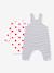 Set bodysuit dungaree Petit Bateau ecru 