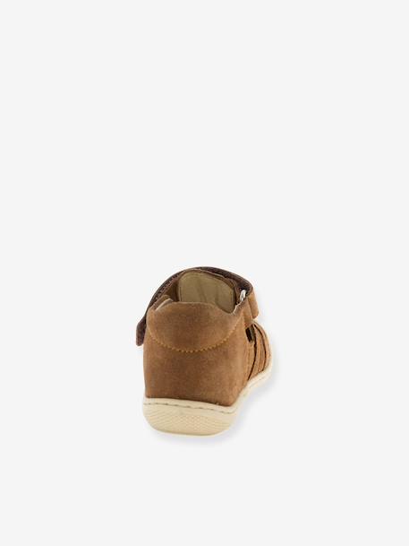 Naturino touch-fastening ankle boots brown+gold+khaki 
