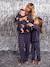 Flannel Pyjamas for Children, Christmas Family Capsule Collection, ENVIE DE FRAISE bordeaux red 