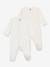 Pack of 2 cotton sleepsuits for babies Petit Bateau white 
