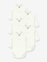 Pack of 5 PETIT BATEAU wrap bodysuits