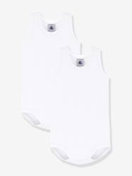 Pack of 2 sleeveless bodysuits Petit Bateau