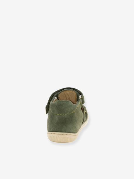 Naturino touch-fastening ankle boots brown+gold+khaki 