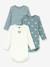 Pack of 3 long-sleeved baby bodysuits white 