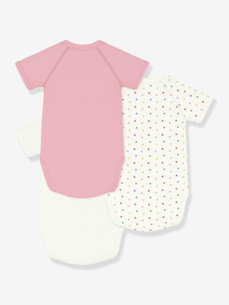 Pack of 3 baby wrap bodysuits white 