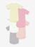 Pack of 5 short-sleeved baby bodysuits white 