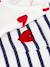 Set bodysuit dungaree Petit Bateau ecru 