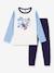 Cotton dog pyjamas for children PETIT BATEAU blue 