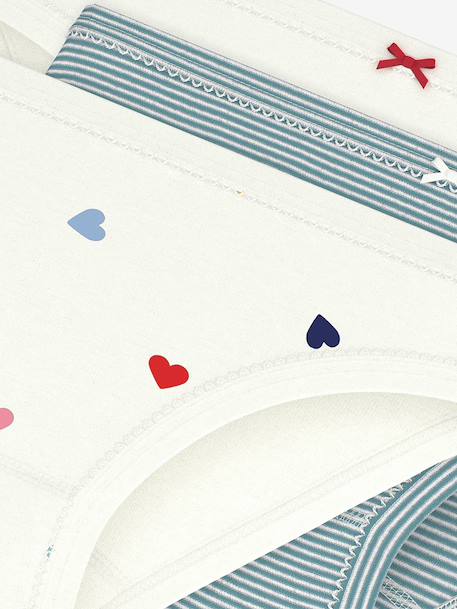 Pack of 3 cotton briefs Petit Bateau white 