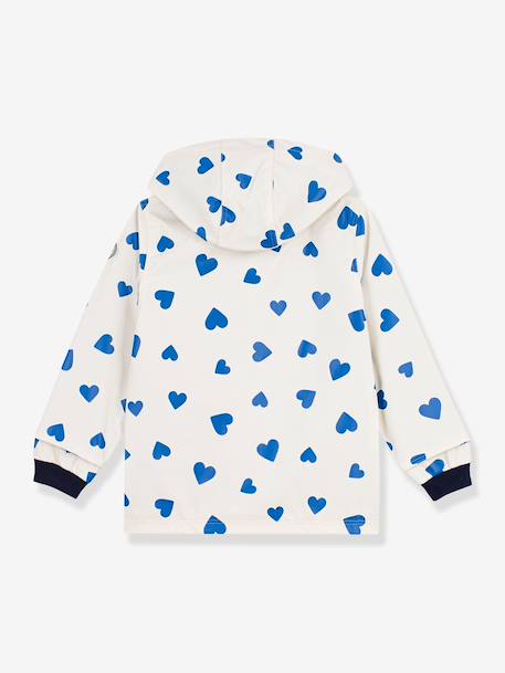 Rain coat for children, waterproof PETIT BATEAU ecru 