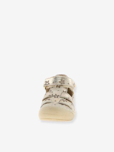 Naturino touch-fastening ankle boots brown+gold+khaki 