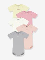 Pack of 5 short-sleeved baby bodysuits