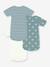 Pack of 3 short-sleeved baby bodysuits white 