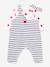 Set bodysuit dungaree Petit Bateau ecru 