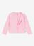 Plain cotton cardigan for children by PETIT BATEAU rose 