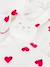 Newborn set with a cotton heart by PETIT BATEAU white 
