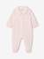 Pack of 2 Corduroy Sleepsuits with Front Opening for Babies beige+rose 