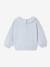 Girl's ruffled sweatshirt light blue 