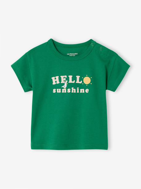 Boys' T-shirt green 