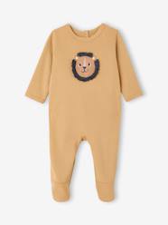 -Sleepsuit for newborn boys with opening