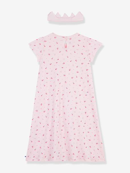 Nightie and tiara PETIT BATEAU pale pink 