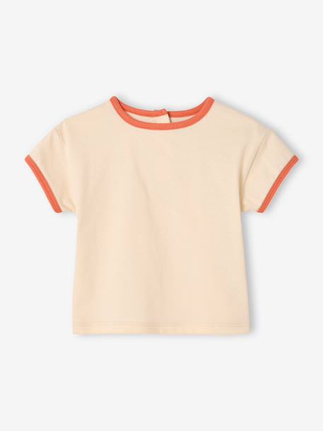 Set T-shirt dungaree for babies stone 