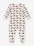 Baby velvet sleepsuit with whale design beige 