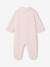Pack of 2 Corduroy Sleepsuits with Front Opening for Babies beige+rose 