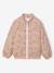 Girl's 3-in-1 parka and floral print windcheater khaki 