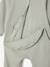 Pack of 2 sleepsuits with back opening sage green 