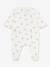 Sleepsuit for babies with a Petit Bateau print white 