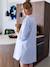 Nightie for expectant mothers with a bow sky blue 