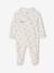 Sleepsuit for newborn girls with a cherry print ecru 