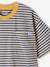 Boy's short-sleeved T-shirt striped blue 