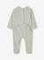 Pack of 2 sleepsuits with back opening sage green 