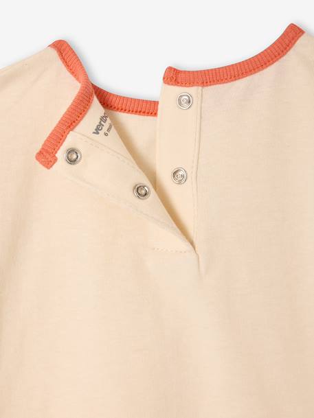 Set T-shirt dungaree for babies stone 