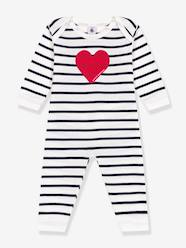 Pyjamas with heart print PETIT BATEAU