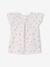 Girl's short-sleeved blouse striped blue 