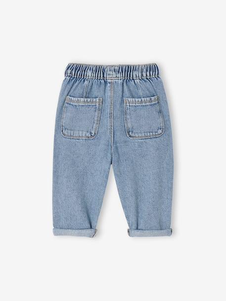 Jeans with Elasticated Waistband, for Babies brut denim+double stone+stone 