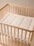 Cotton Muslin Floor Mattress / Play Mat with Floral Print printed white 